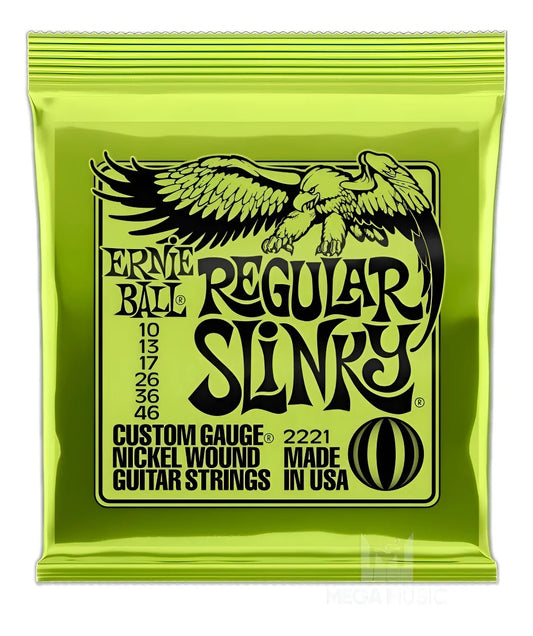 Cuerdas Guitarra Electrica Ernie Ball 2221 Regular Slinky 10-46